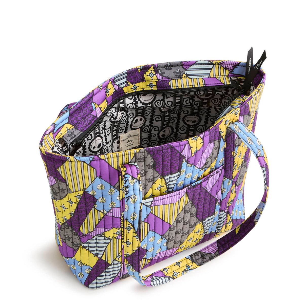 Disney Tim Burton's The Nightmare Before Christmas Small Original Vera Tote - The Nightmare Before Christmas Patchwork