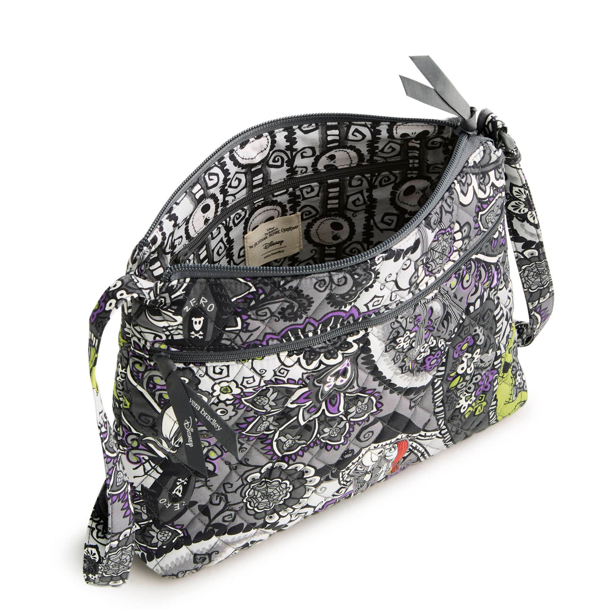 Disney Tim Burton's The Nightmare Before Christmas Original Zip Hipster - The Nightmare Before Christmas Paisley