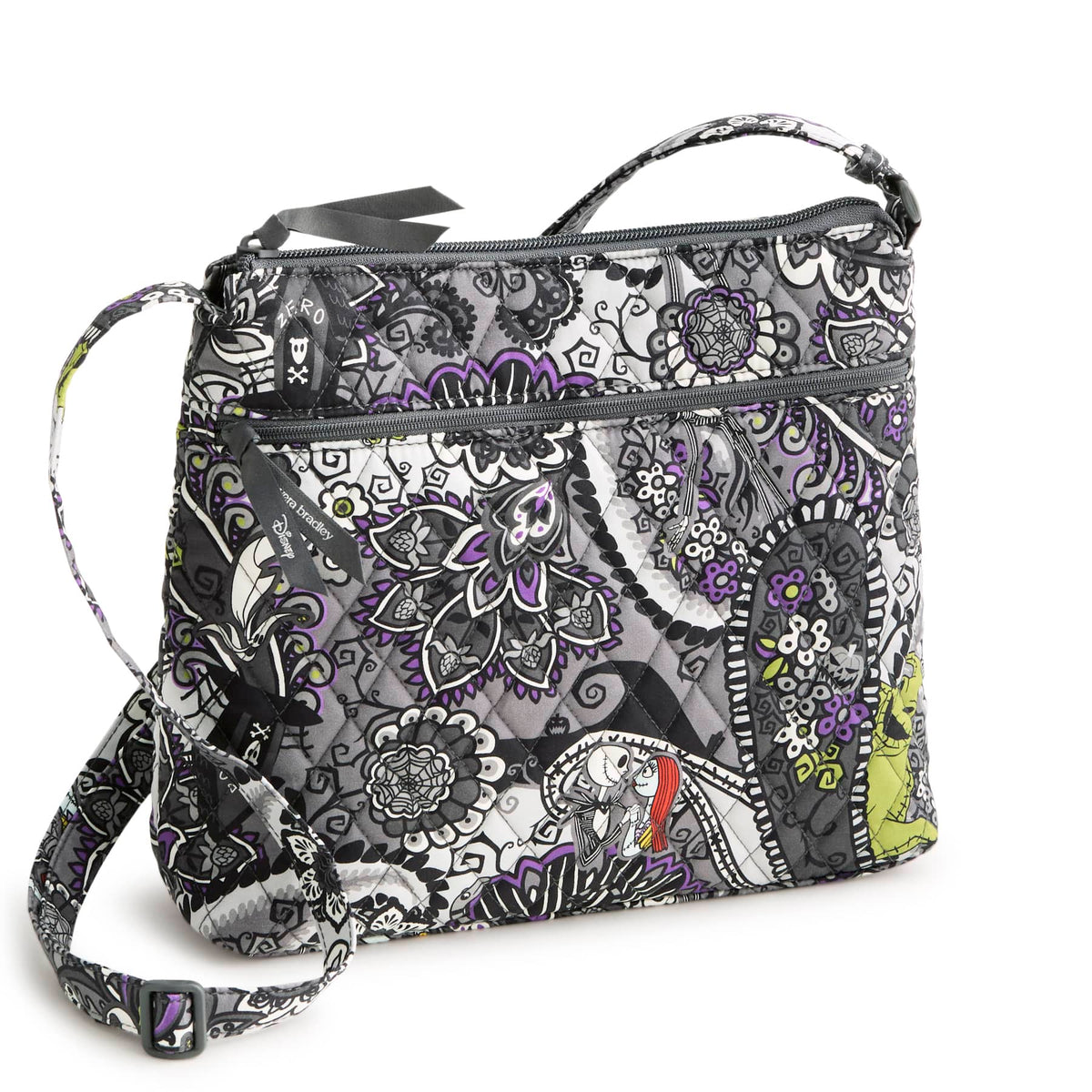 Disney Tim Burton's The Nightmare Before Christmas Original Zip Hipster - The Nightmare Before Christmas Paisley