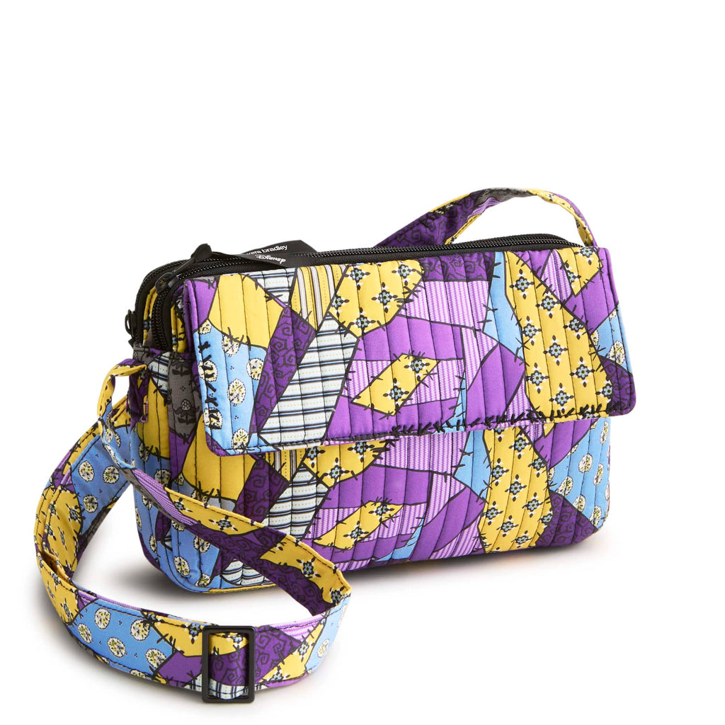 Disney Tim Burton's The Nightmare Before Christmas Tasha Triple Compartment Crossbody - The Nightmare Before Christmas Patchwork