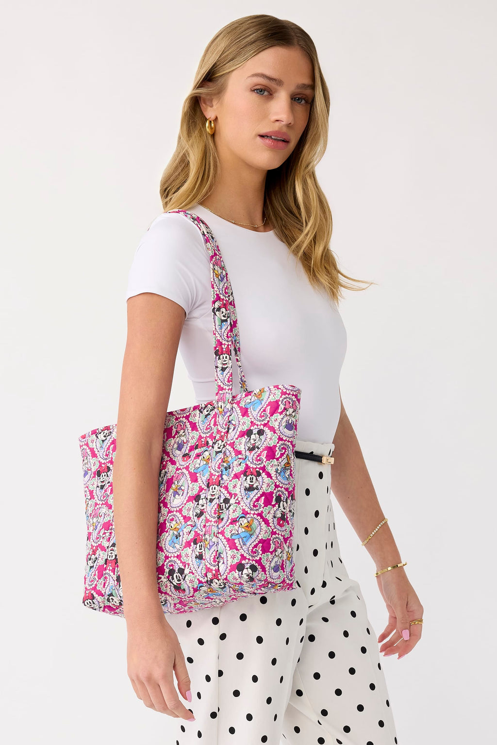 Disney Small Vera Tote - Playful Mickey and Friends