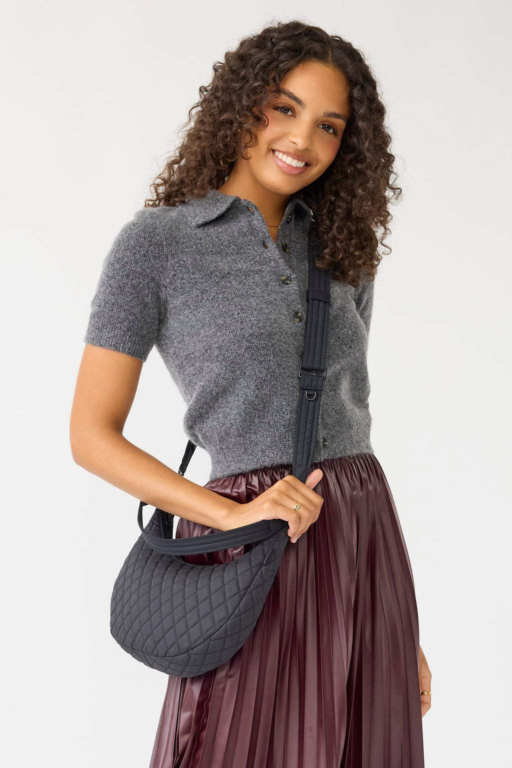 Clara Convertible Shoulder Bag - Moonless Night