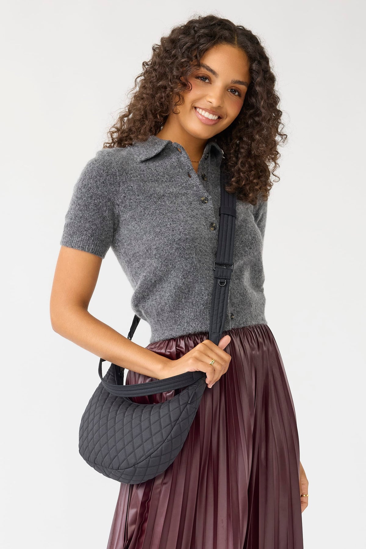 Clara Convertible Shoulder Bag - Moonless Night