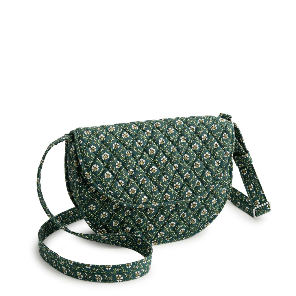 Saddle Crossbody - Mistletoe Lattice