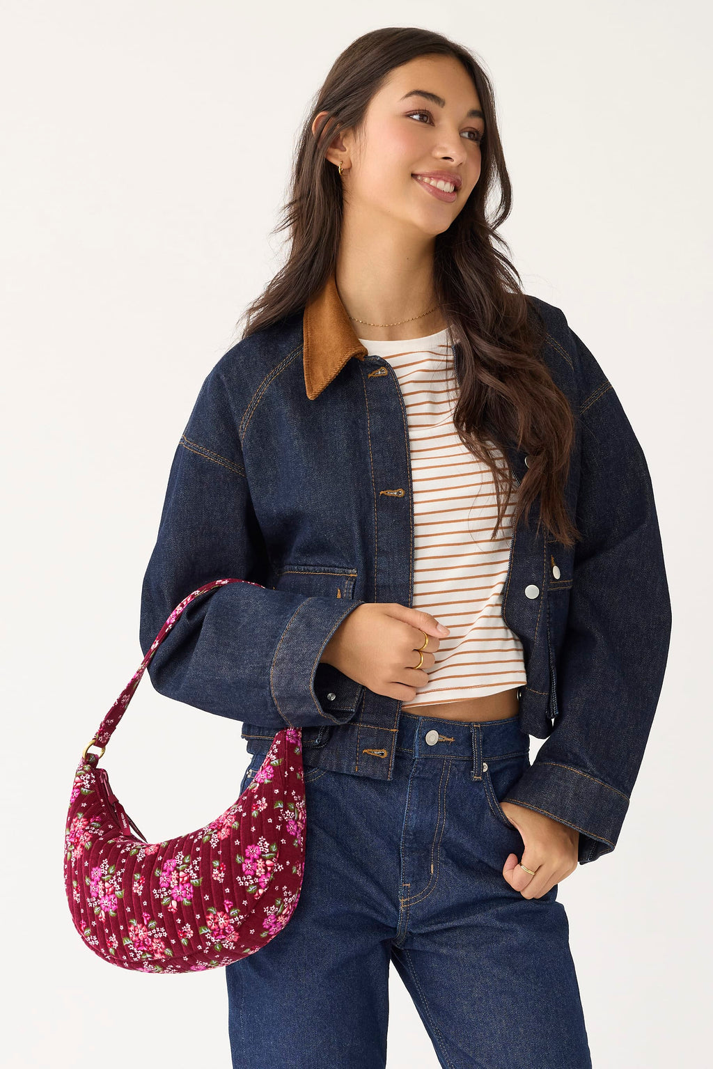 Clara Convertible Shoulder Bag - Petal Pouf