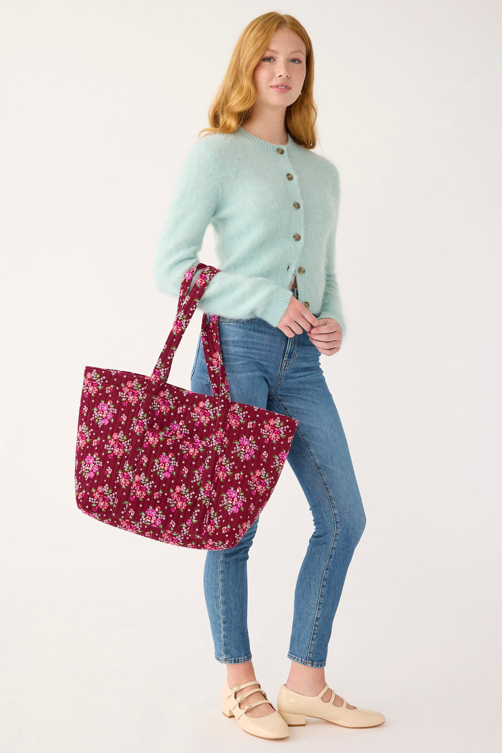 Hathaway Reversible Tote Bag - Petal Pouf