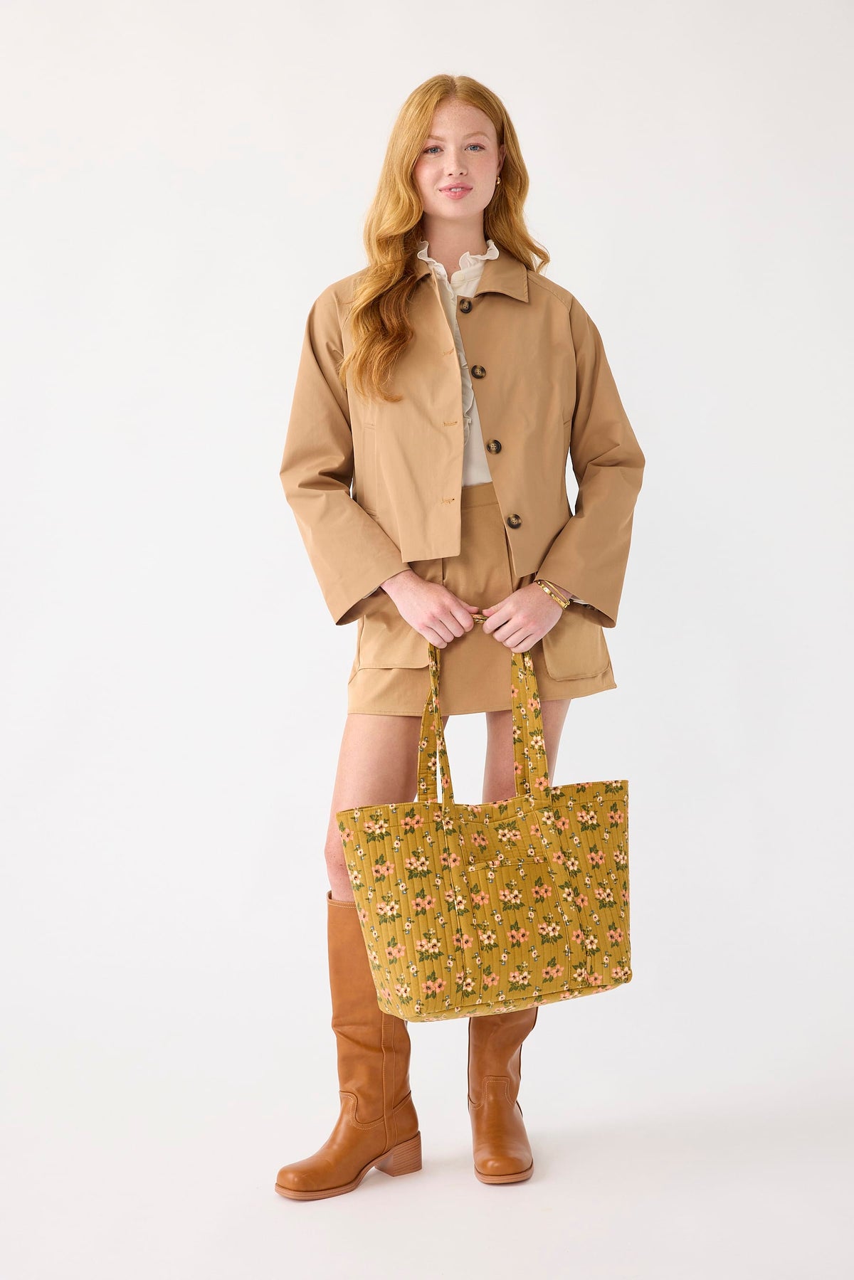 Hathaway Reversible Tote Bag - Honeybloom