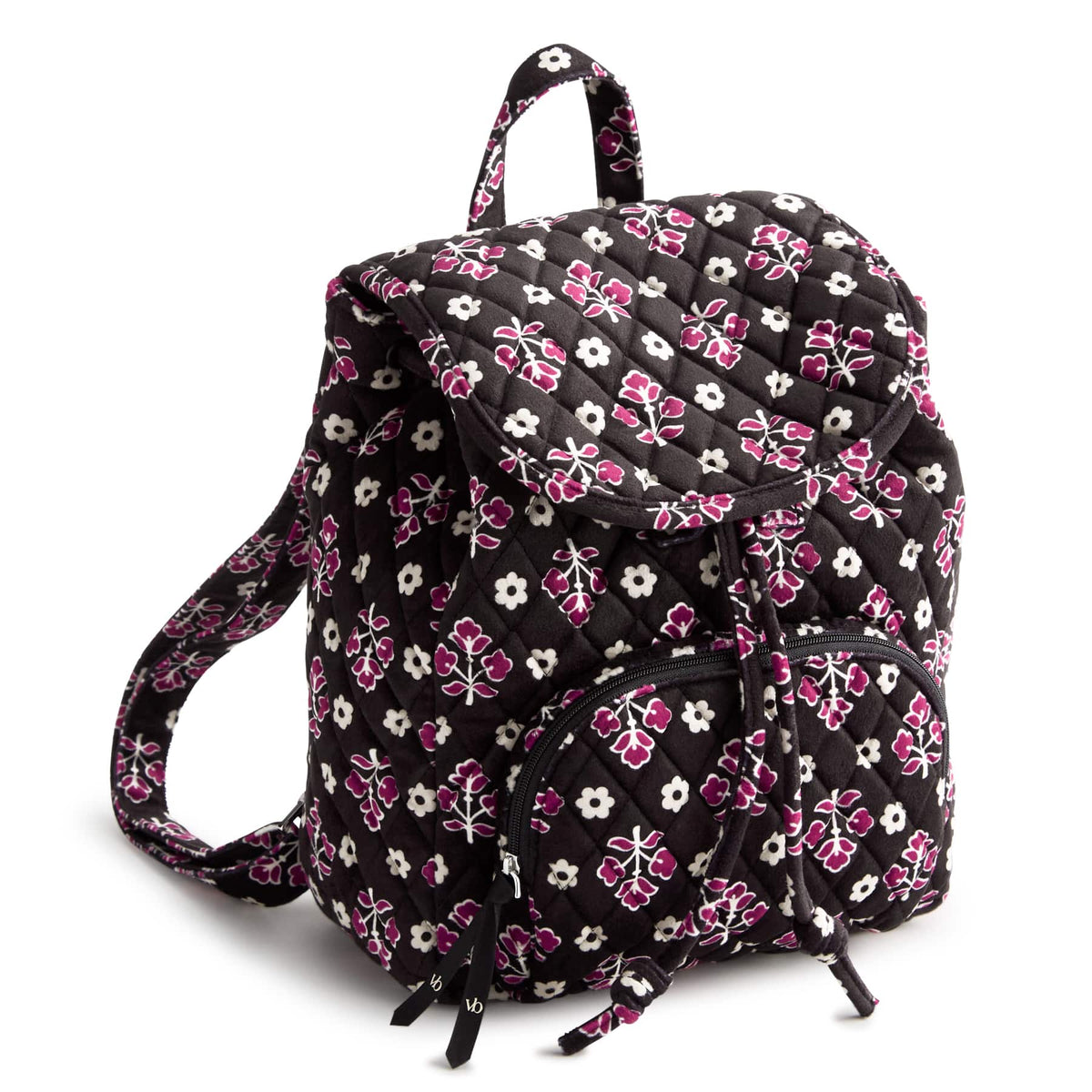 Drawstring Backpack - Clustered Ditsy Moonless Night
