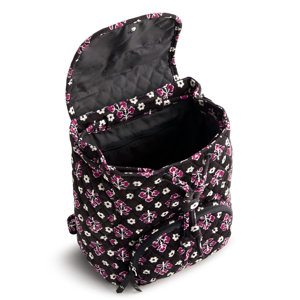 Drawstring Backpack - Clustered Ditsy Moonless Night