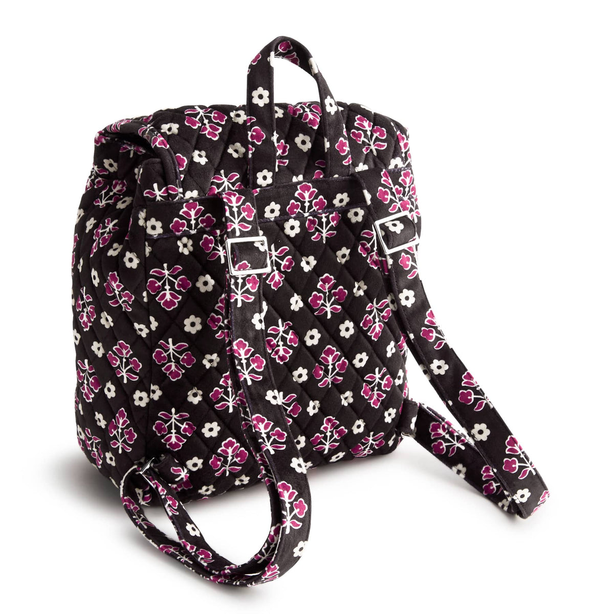 Drawstring Backpack - Clustered Ditsy Moonless Night