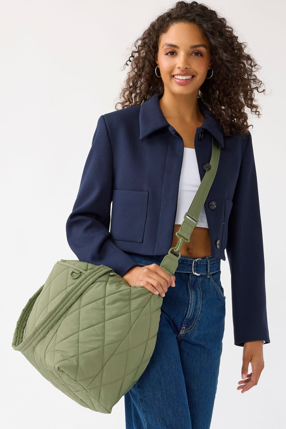 Travel Tote - Deep Lichen Green