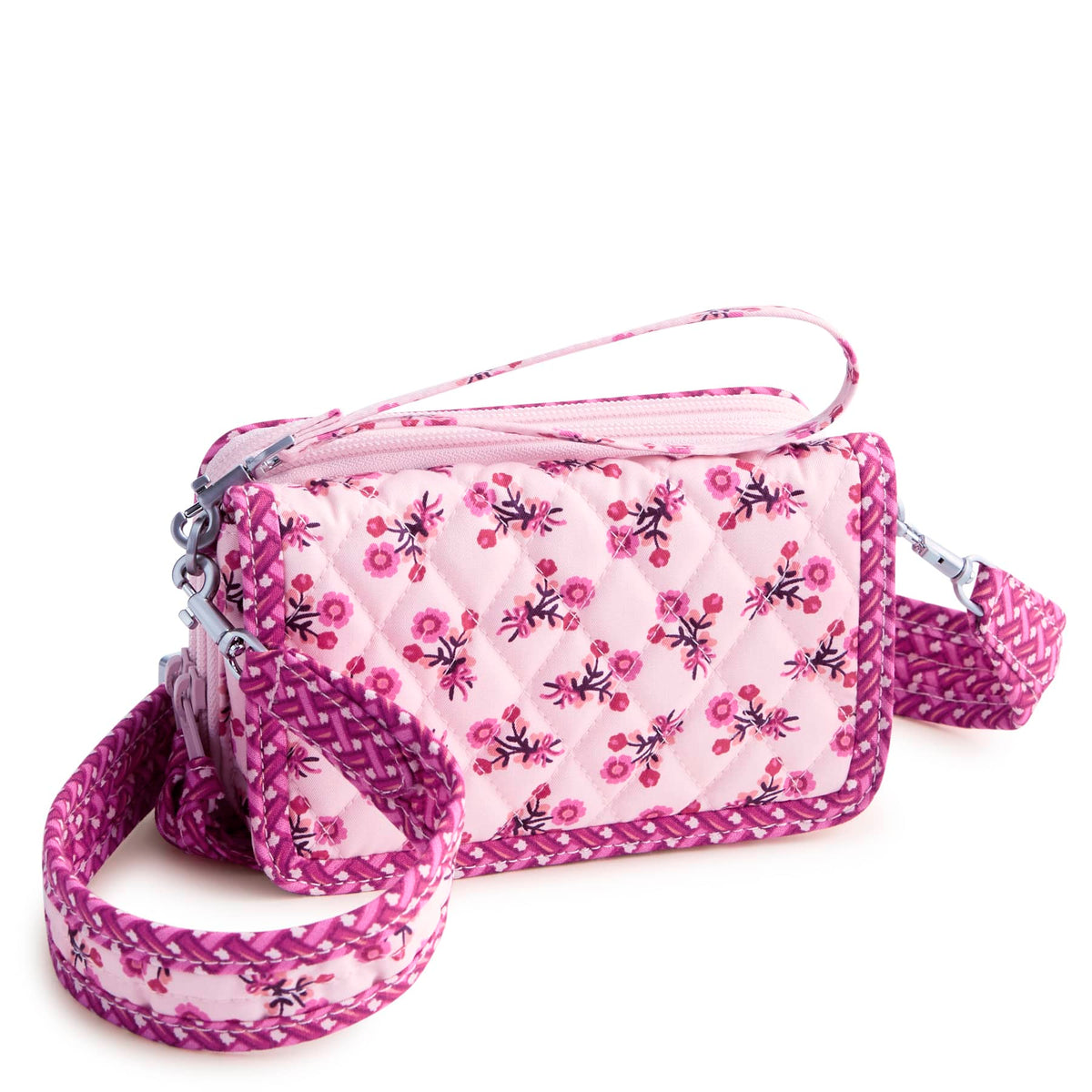 Carlow All in One Crossbody - Melissa Ditsy Pink