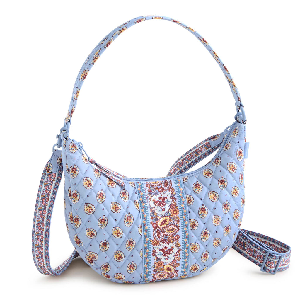 Clara Convertible Shoulder Bag - Blue Leaf