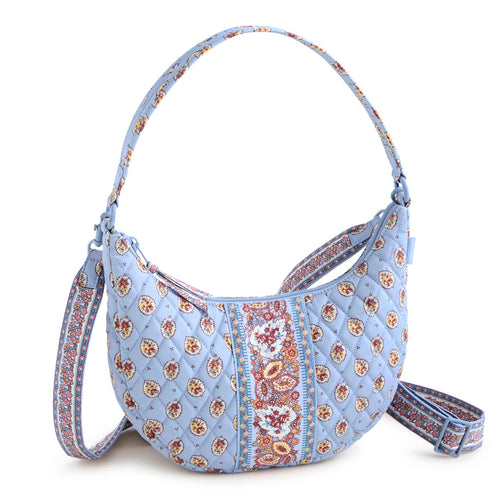 Clara Convertible Shoulder Bag - Blue Leaf