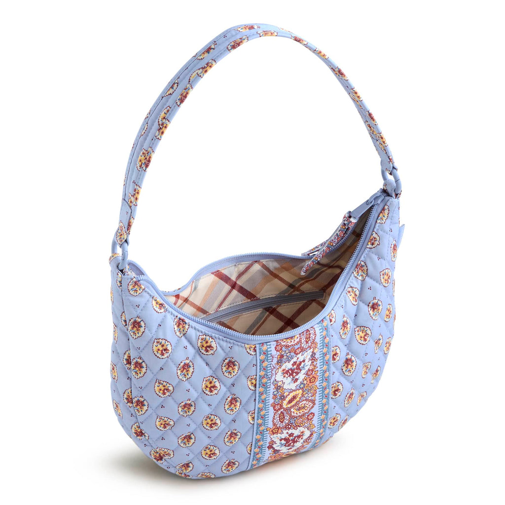 Clara Convertible Shoulder Bag - Blue Leaf