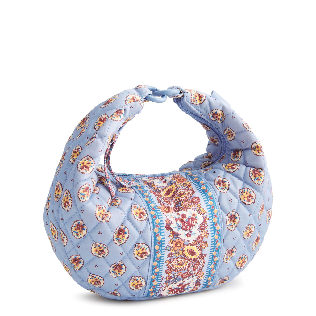 Clara Convertible Shoulder Bag - Blue Leaf