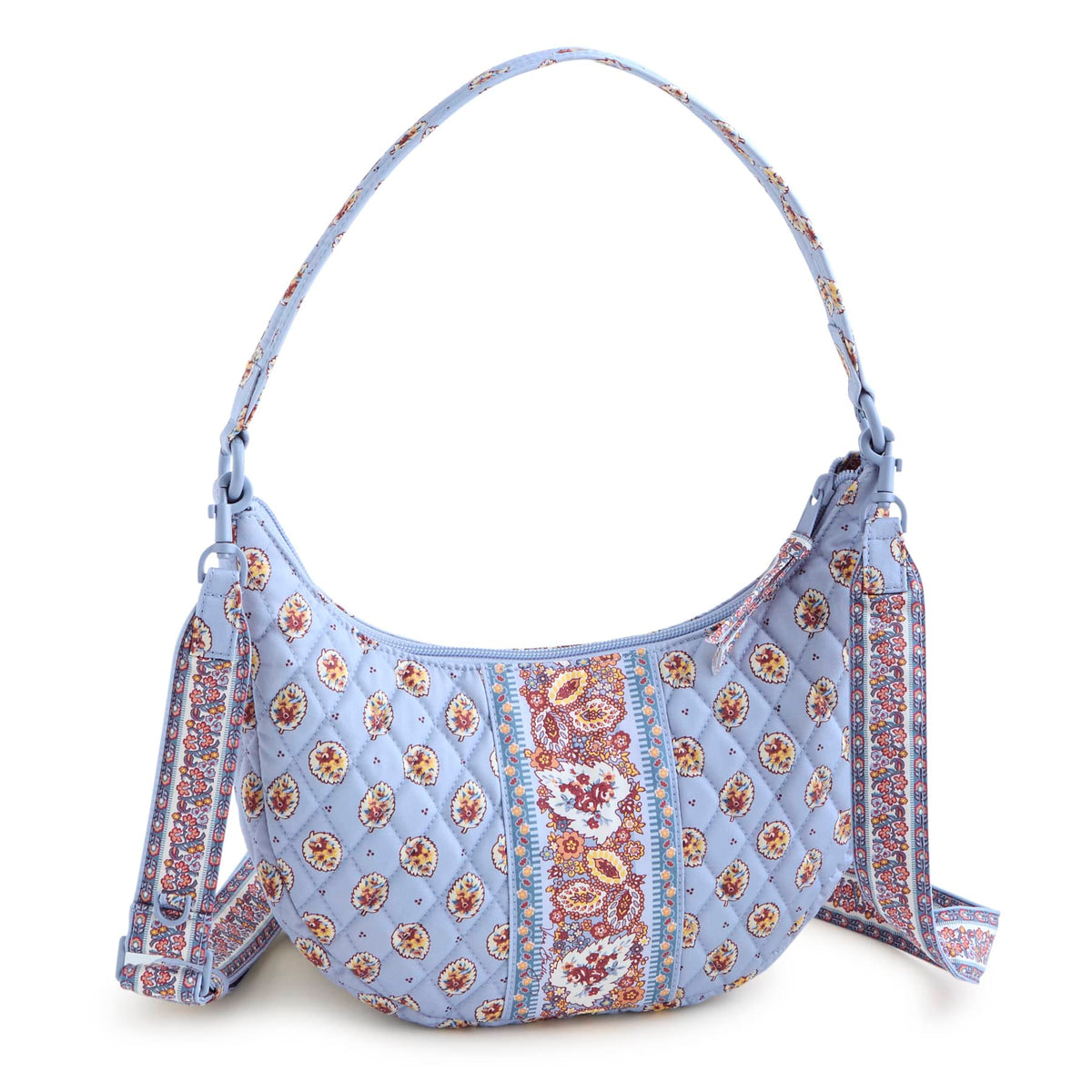 Clara Convertible Shoulder Bag - Blue Leaf