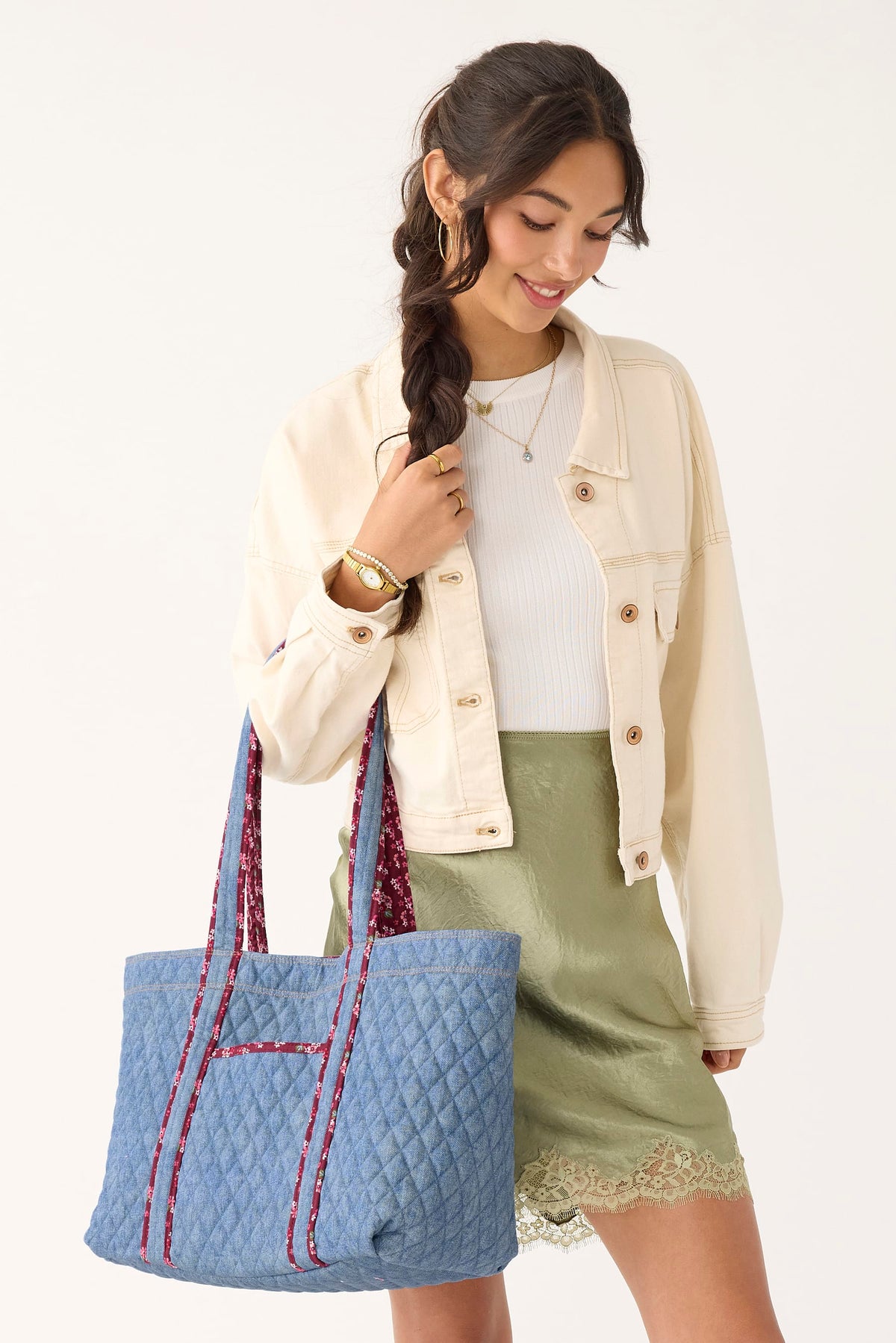 Hathaway Reversible Tote Bag - Riverside Denim