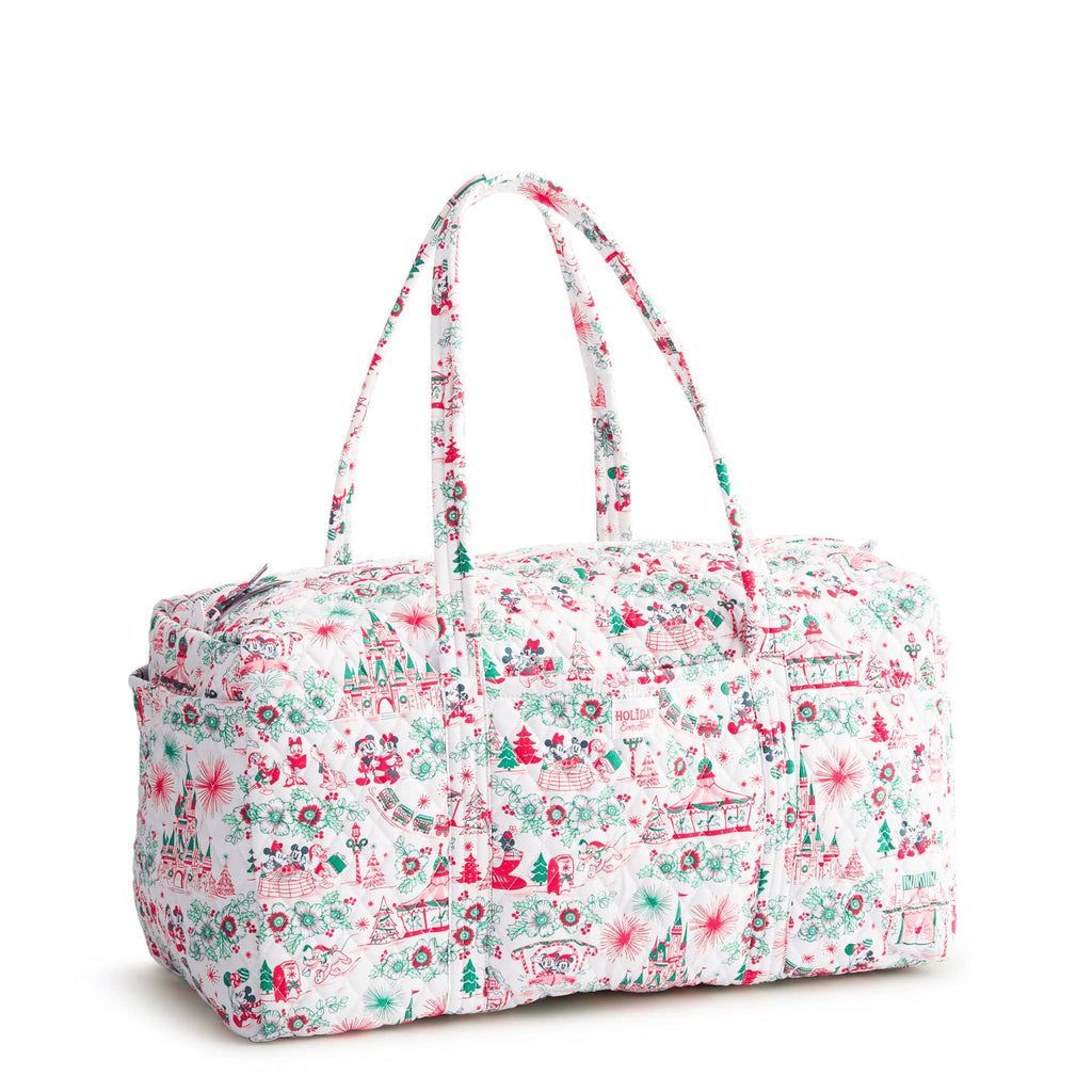 Disney Hallmark Holiday Ever After Large Original Duffel - Holiday Ever After Floral