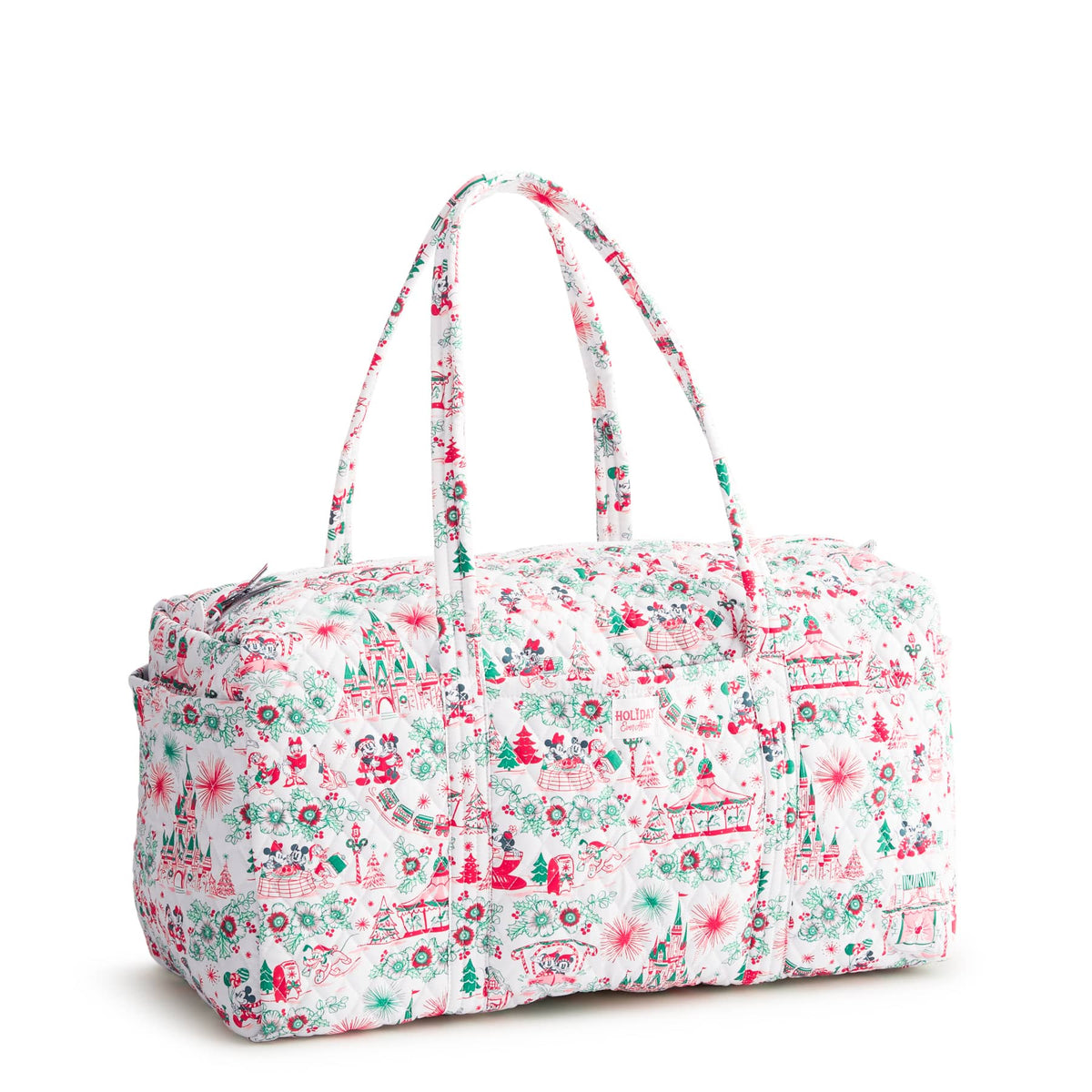 Disney Hallmark Holiday Ever After Large Original Duffel - Holiday Ever After Floral