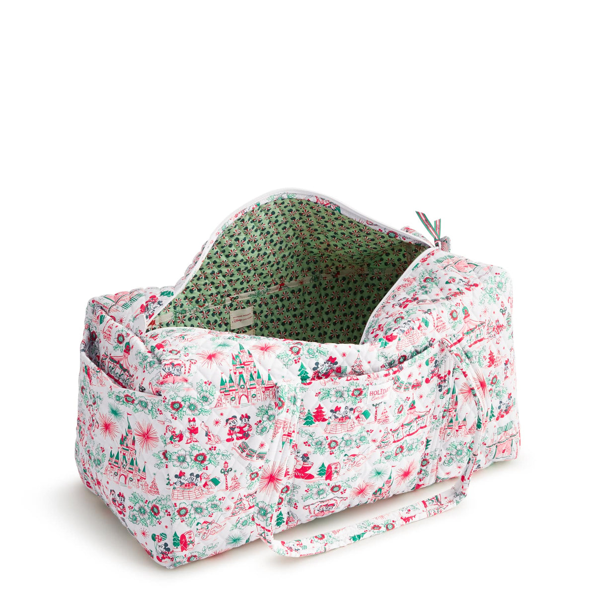 Disney Hallmark Holiday Ever After Large Original Duffel - Holiday Ever After Floral