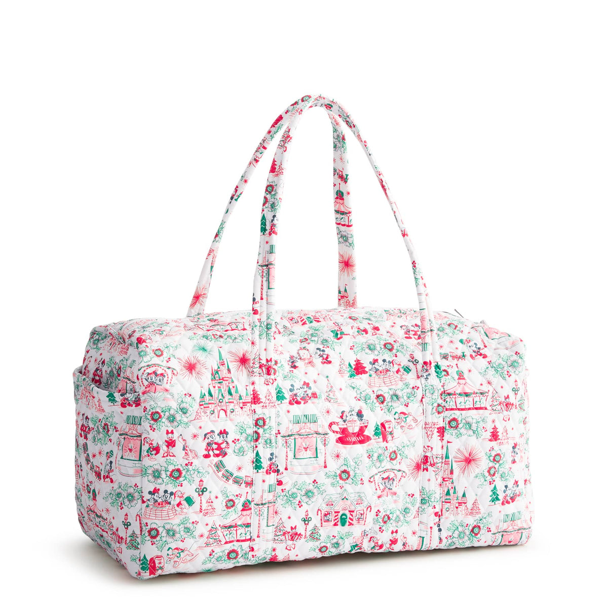 Disney Hallmark Holiday Ever After Large Original Duffel - Holiday Ever After Floral