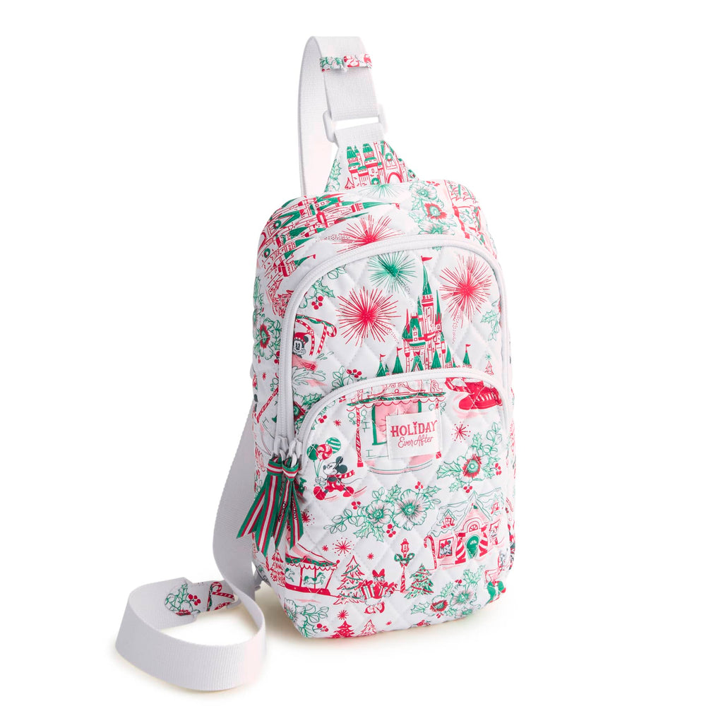 Disney Hallmark Holiday Ever After Lorman Sling Backpack - Holiday Ever After Floral