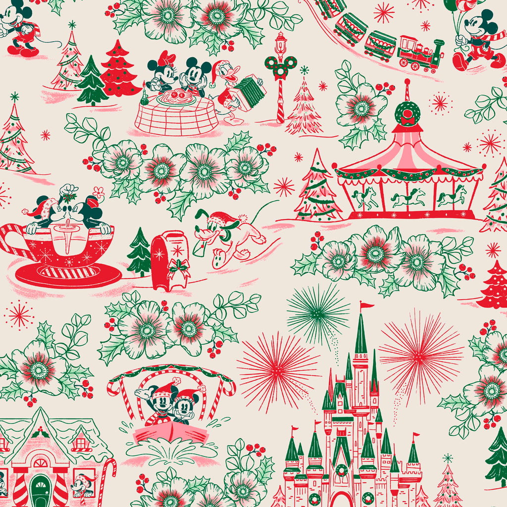 Disney Hallmark Holiday Ever After Lorman Sling Backpack - Holiday Ever After Floral