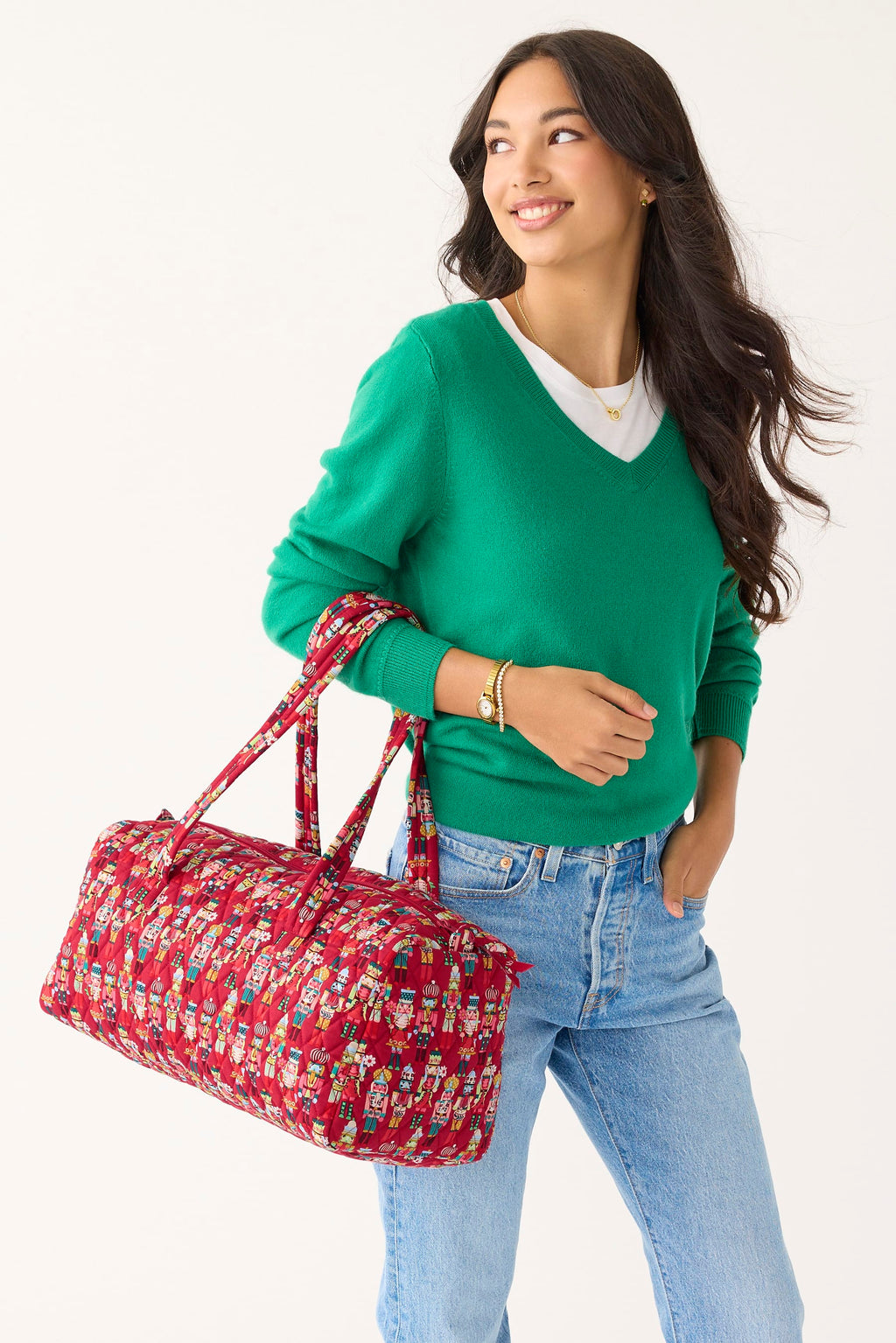 Small Travel Duffel - Nutcrackers