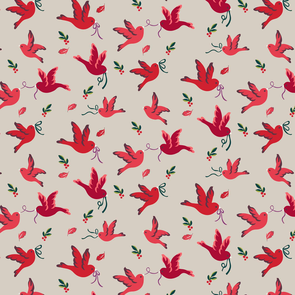 Small Travel Duffel - Redbirds