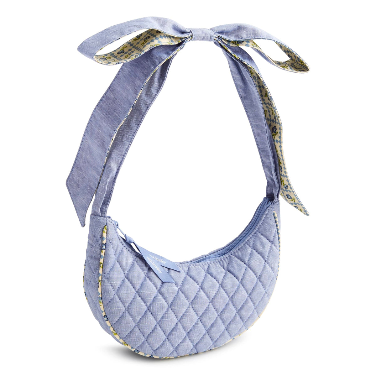 Mini Clara Bow Bag - Blue Chambray